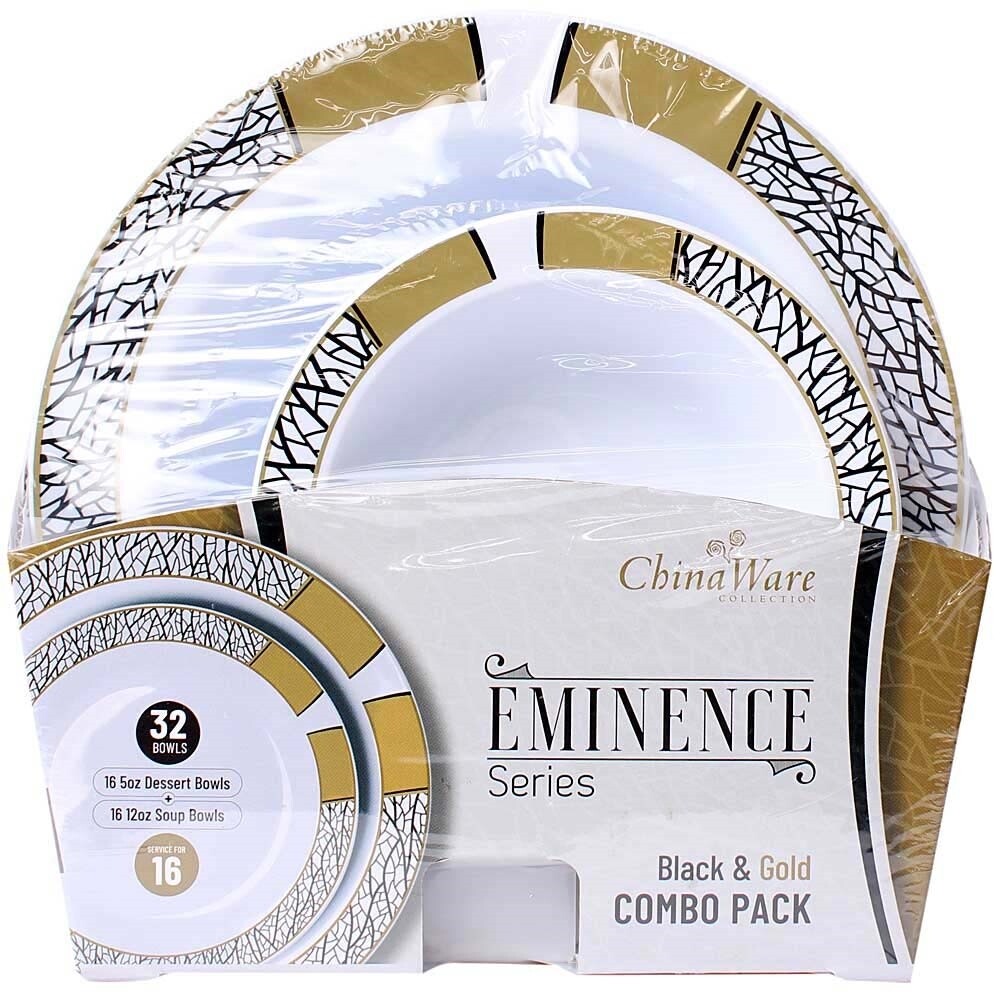 Chinaware Des/Bowl Combo 32Pk