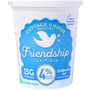 Friendship Cottage Cheese 4% 16 oz