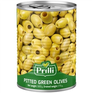 Prilli Pitted Green Olives 19 oz