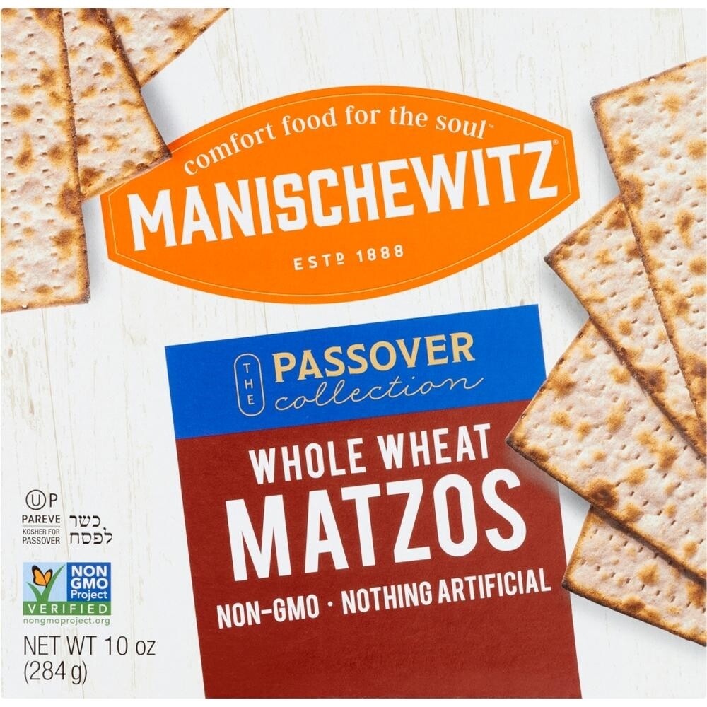 Manischewitz Matzo Whole Wheat 10 oz