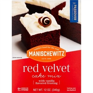 Manischewitz Cake Mix Red Velvet, 12 Oz