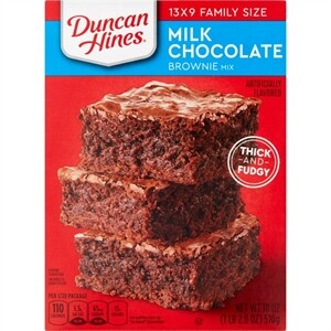 Duncan Hines Milk Chocolate Brownie Mix 18 oz