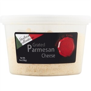 Natural & Kosher Parmesan Grated 6 oz