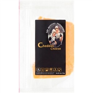 Les Petites Fermieres Sliced Cheddar 6 oz