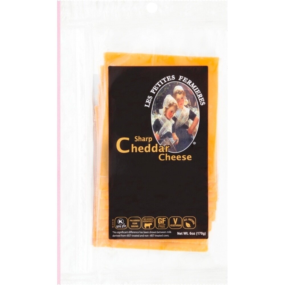 Les Petites Fermieres Sharp Cheddar Cheese 6 oz