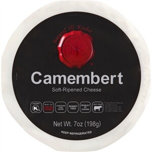 Natural & Kosher Wheel Camembert, 7 Oz