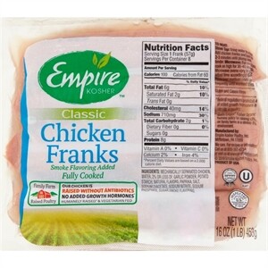 Empire Chicken Franks 16 oz