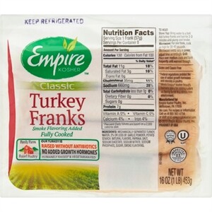 Empire Turkey Franks 16 oz