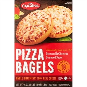 Macabee Pizza Bagel 18 Ct,  46 Oz