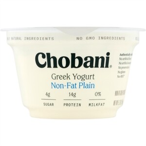 Chobani Greek Plain Yogurt 5.3 oz