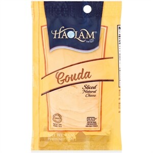 Haolam Sliced Gouda Cheese, 6 oz