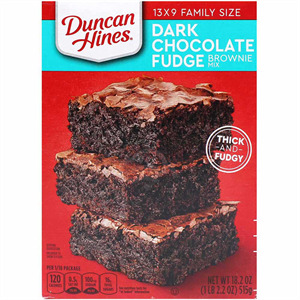 Duncan Hines Dark Fudge Brownie Mix 19 oz