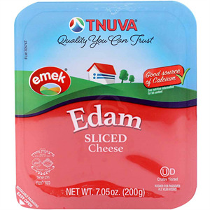 Tnuva Sliced Cheese Edam, 7 Oz