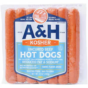 A & H Frank No Nitrates / Reduced Fat 12 oz