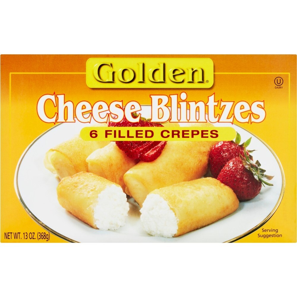 Golden Cheese Blintzes 6 Filled Crepes, 13 oz