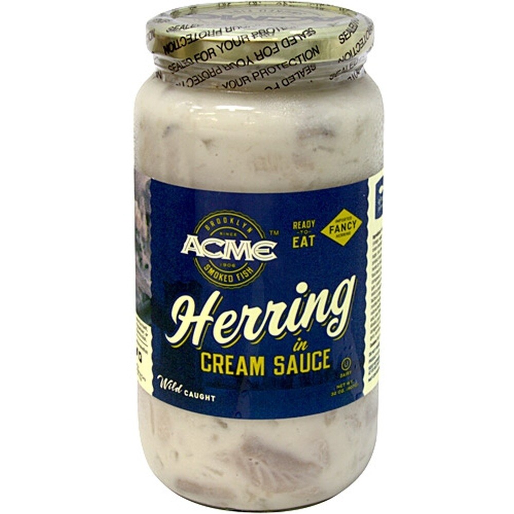 Acme Herring In Cream Sauce,  32 oz