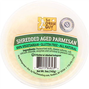 The Cheese Guy Shredded Aged Parmesan, 5 oz