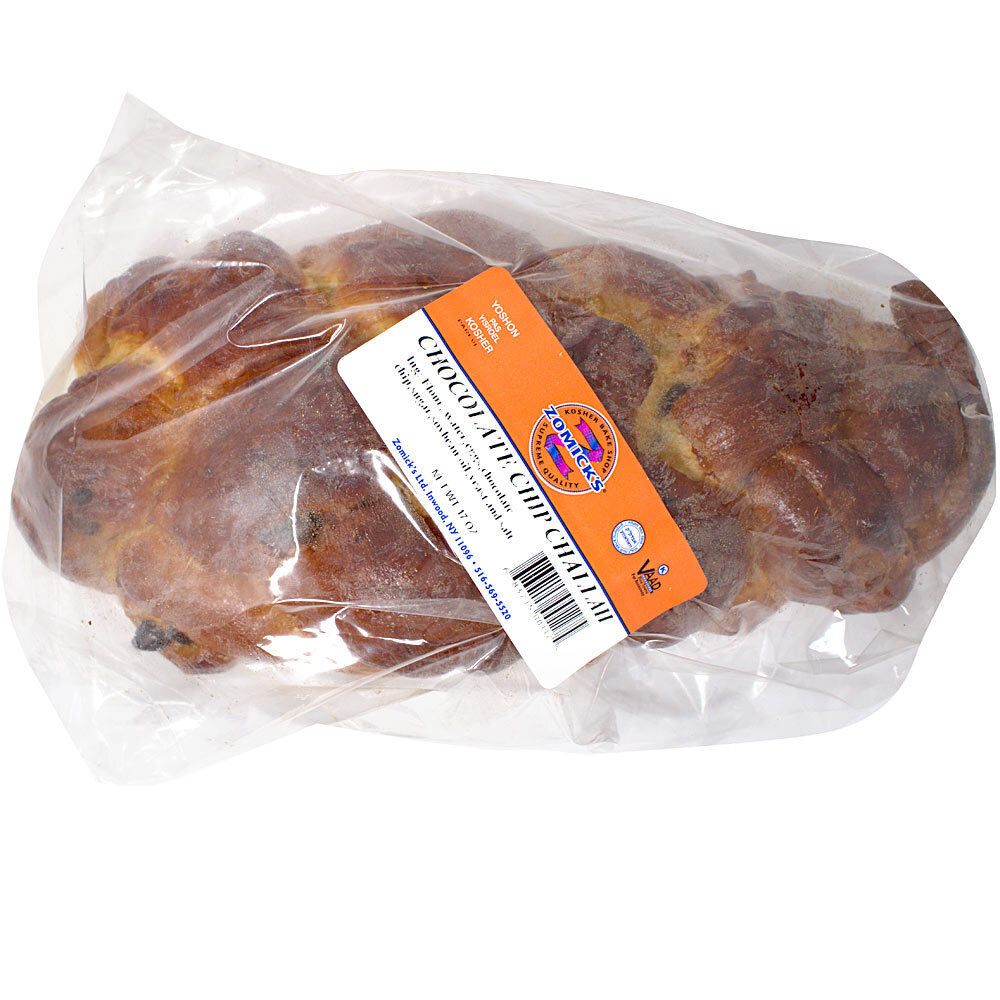 Zomicks Chocolate Chip Challah 15 oz | Motis Market - Kosher