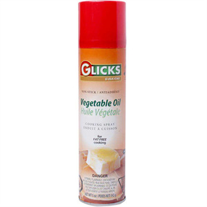 Glicks Cooking Spray Vegetable Oil 5 oz