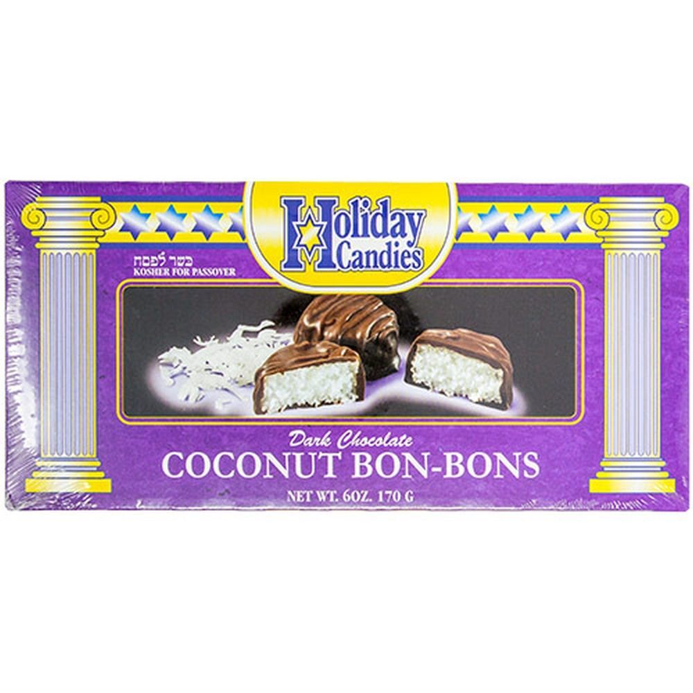 Holiday Candies Dark Chocolate Coconut Bon-Bons, 6 Oz