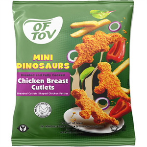 Of Tov Dino Cutlet, 32 oz