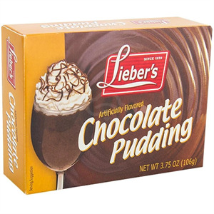 Lieber's Chocolate Pudding, 3.75 Oz