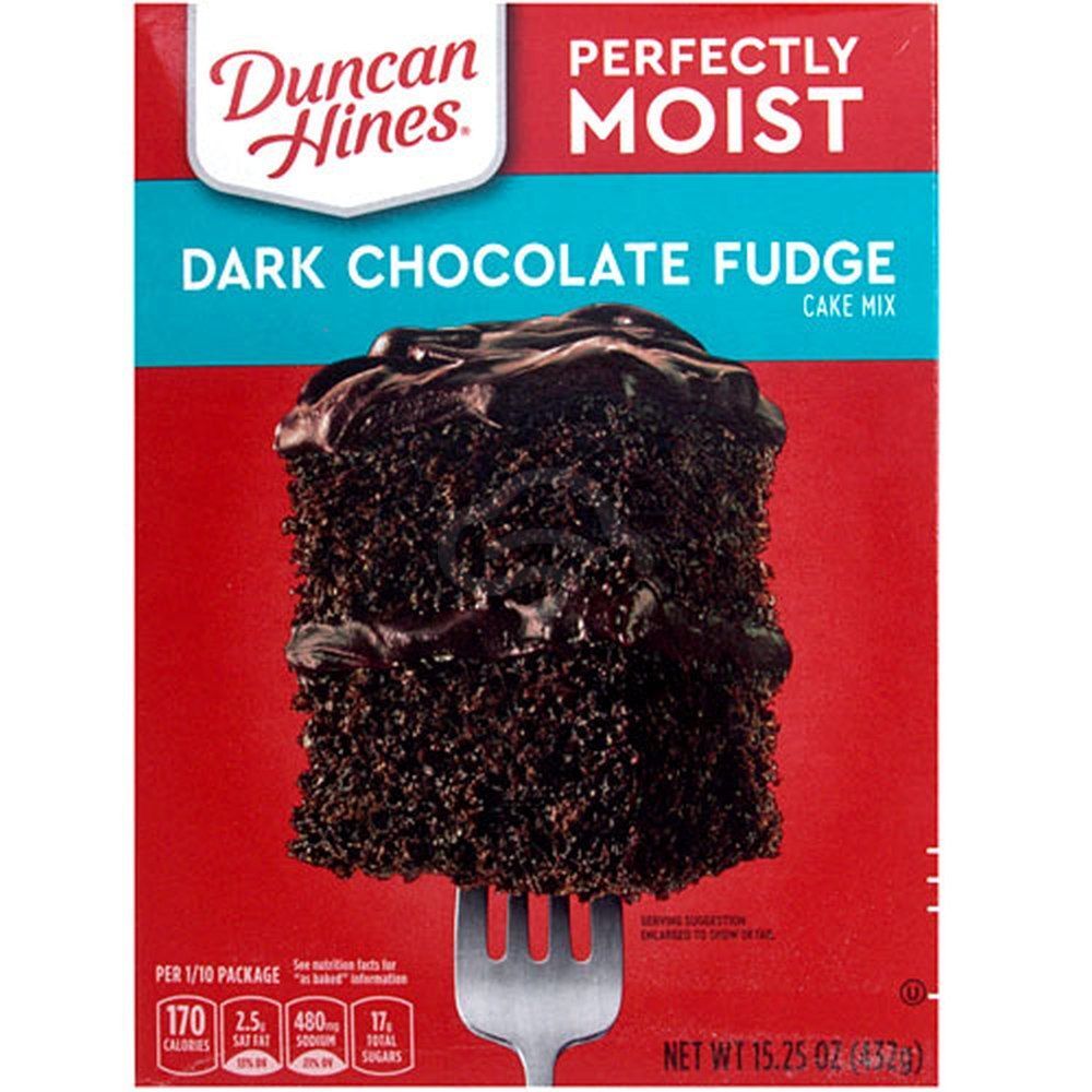 Duncan Hines Dark Chocolate Fudge Cake Mix 15.25 oz