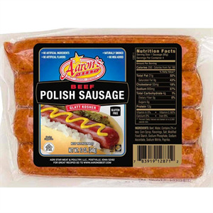 Aarons Polish Sausage 12 oz