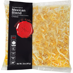 Natural & Kosher Shredded Cheese Mexican Blend 32 oz