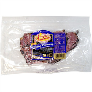 Aarons Beef Smoked Pastrami 6 oz