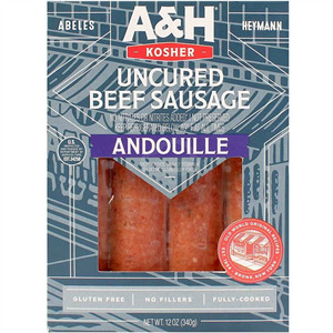 A & H Beef Andouille Sausage 12 oz