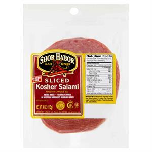 Shor Habor Sliced Salami 4 oz