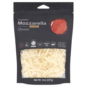 Natural & Kosher Shredded Mozzarella Cheese,  8 oz