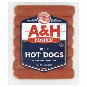 A & H Beef Franks 14 oz