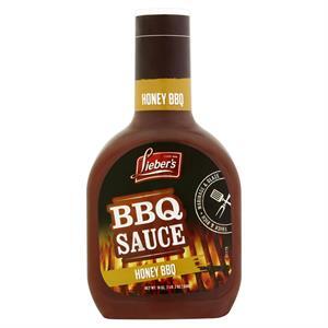 Liebers Bbq Honey 18 Oz