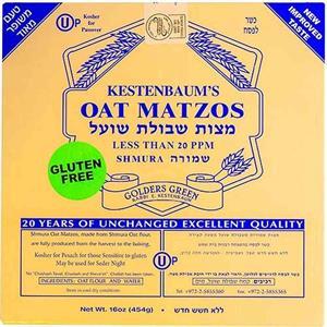 Kestenbaum's Oat Matzos Gluten Free, 16 oz