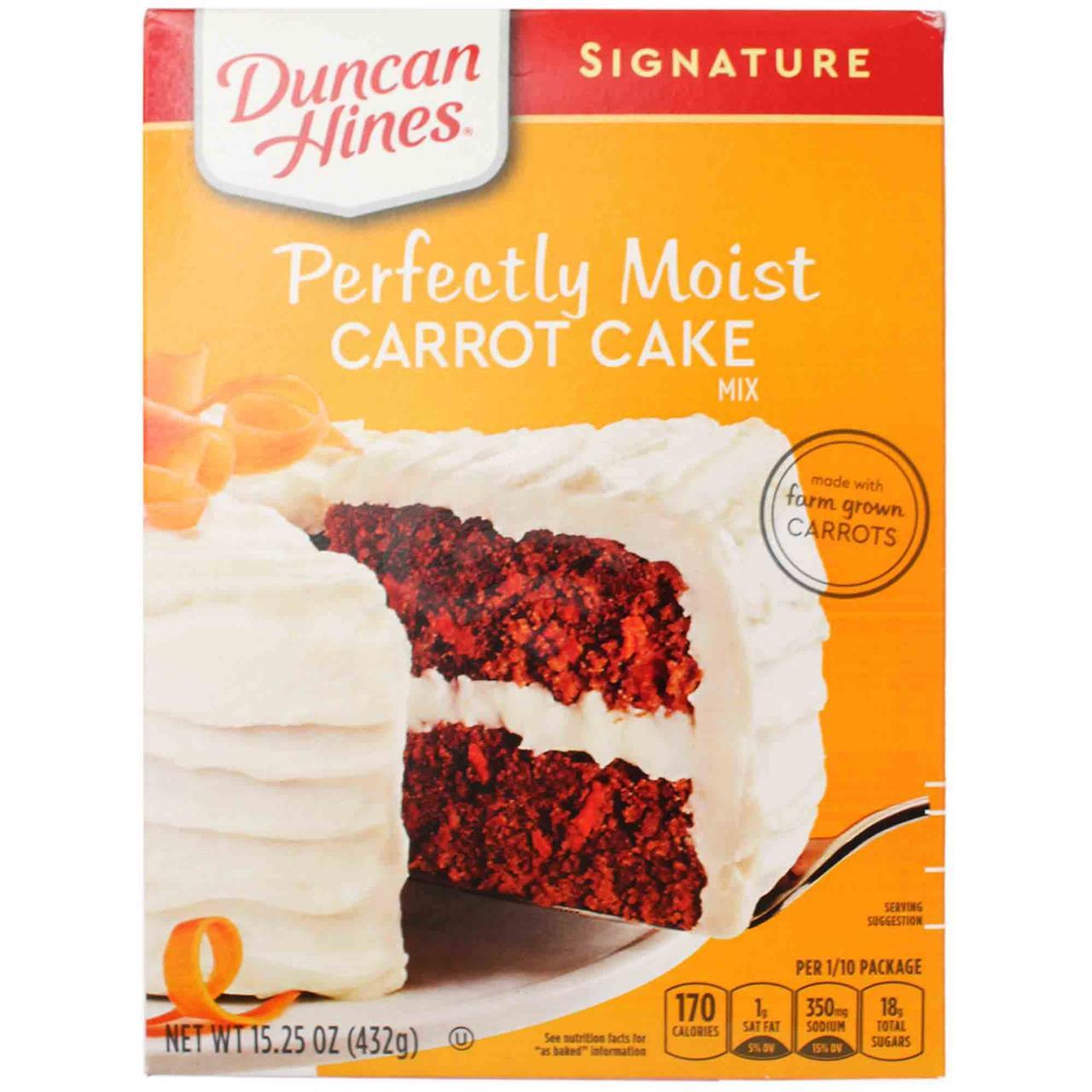 Duncan Hines Signature Carrot Cake Mix, 15.25 Oz